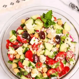 Chickpea Feta Salad
