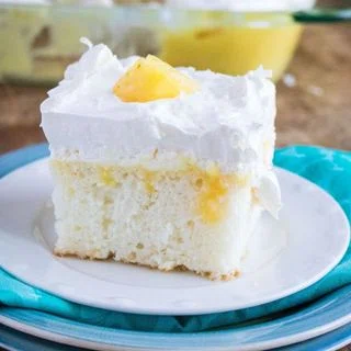 Pina Colada Poke Cake