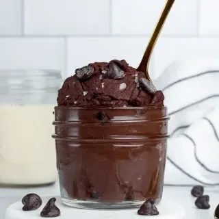 Single Serve Protein Brownie Batter
