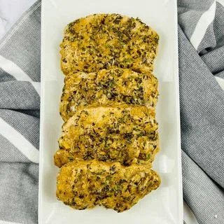 Creamy Pan Seared Pork Chops