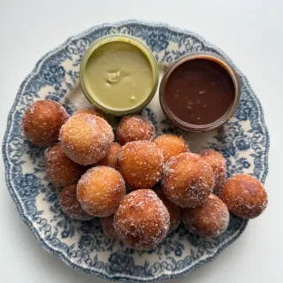Quarkbällchen Donut Bites