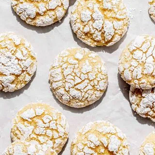 Lemon Crinkle Cookies