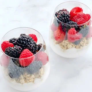 Vegan Mixed Berry Yogurt Parfait