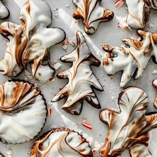 Chocolate Peppermint Bark Sugar Cookies