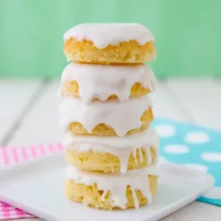 Lemon Pound Cake Mini Doughnuts