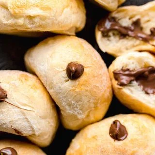 Chocolate Filled Brioche Donuts