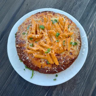 Chicken Parm Pizza with Penne alla Vodka