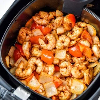 Easy Air Fryer Shrimp & Vegetables