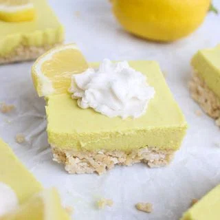 Vegan Lemon Cheesecake Bars