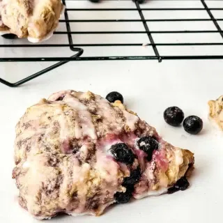 Copycat Starbucks Blueberry Scones