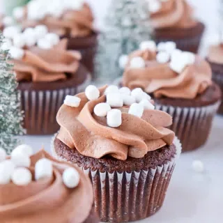 Hot Chocolate Cupcakes