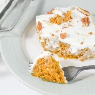 Pumpkin Poke Cake