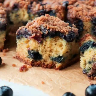 Blueberry Sour Cream Coffee Cake
