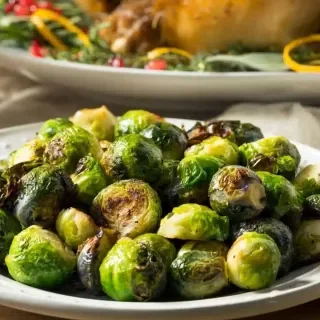 Roasted Brussels Sprouts with Parmesan Cheese