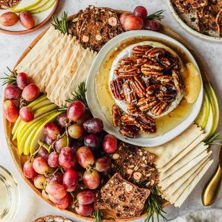 Honey Baked Camembert with Pecans