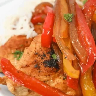 Balsamic Chicken and Peppers