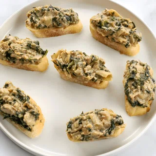Spinach Artichoke Bruschetta