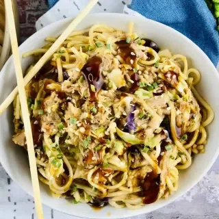Quick Roast Pork Chow Mein