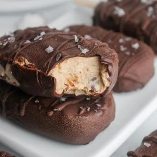 Cookie Dough Protein Frozen Yogurt Pops