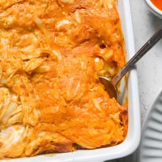 Buffalo Chicken Spaghetti Squash