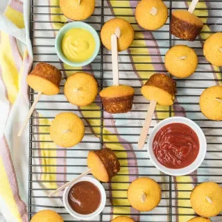 Corn Dog Muffin Bites
