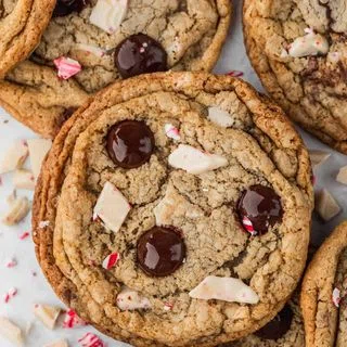 Small Batch Peppermint Chocolate Chip Cookies