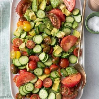 Avocado Cucumber Tomato Salad