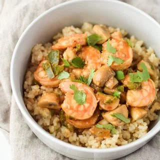 Easy Jalapeño Mushroom Shrimp Stir-Fry For Two