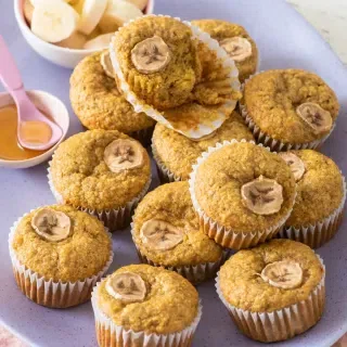 Banana Wheat Germ Muffins