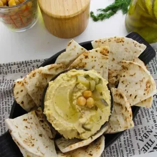 Dill Pickle Hummus