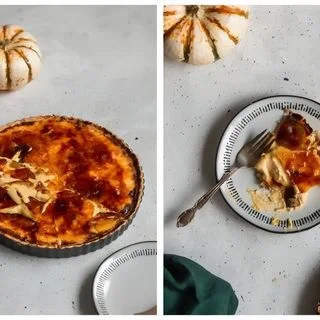 Pumpkin Crème Brûlée Tart