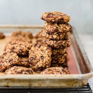 Banana Oatmeal Chocolate Chip Cookies