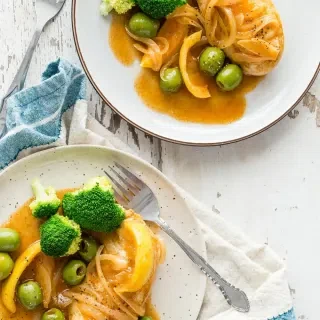 Spiced Chicken with Olives and Lemon