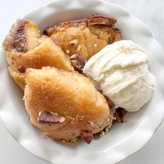 Peach Dumplings with Crescent Rolls