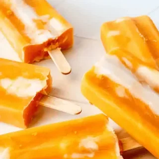 Creamsicle Orange Popsicles