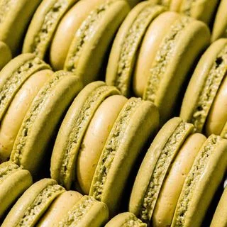Pistachio Macarons