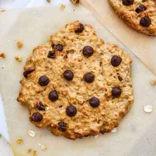 Air Fryer Banana Oatmeal Cookie For One