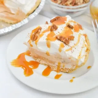Butterscotch Cinnamon Pie (No Bake)