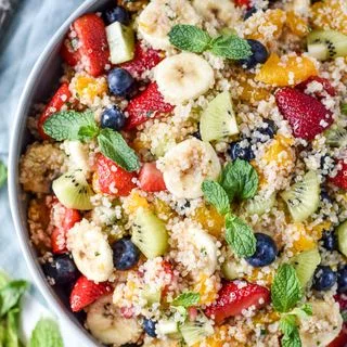 Quinoa Mint Fruit Salad