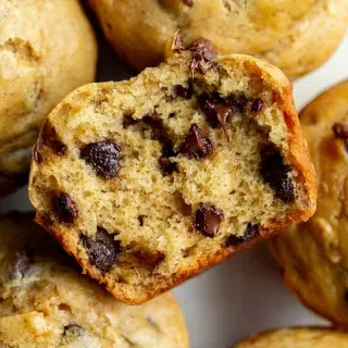 Chocolate Chip Vegan Muffins (with Banana)