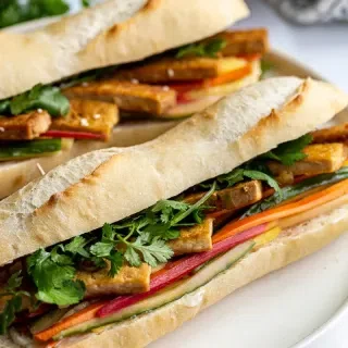 Tofu Banh Mi Sandwich (Vegan)