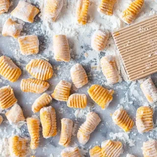Homemade Sweet Potato Gnocchi (3 Ingredients)