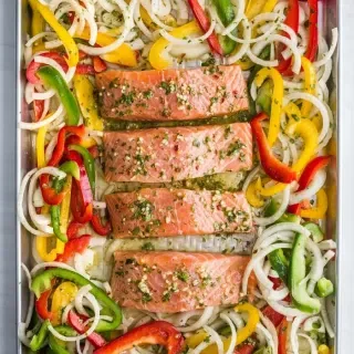 Sheet Pan Garlic Lime Salmon