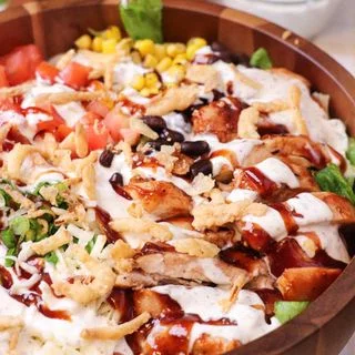 Barbecue Chicken Ranch Salad