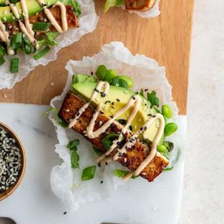 Rice Paper Tacos with Tofu