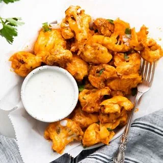 Air Fryer Buffalo Cauliflower