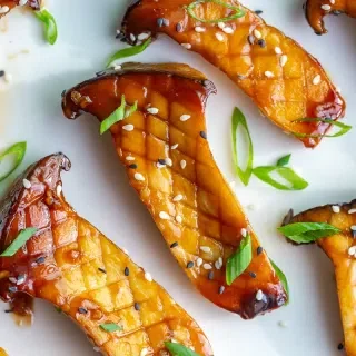 Teriyaki King Oyster Mushrooms