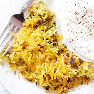Spaghetti Squash Hash Browns
