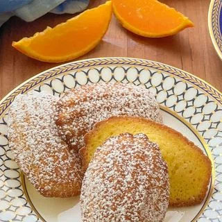 French Citrus Madeleines with Orange Flower Water