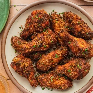 Dry Rub Chicken Wings in the Oven or Air Fryer